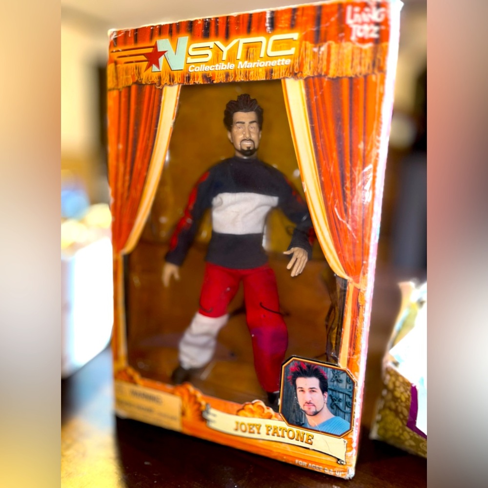 Nsync Marionette doll Joey Fatone from Y2K